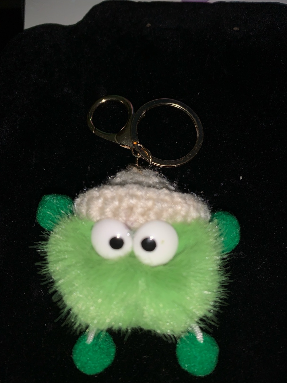 Pom Pom buddy purse/bag charm Keychain